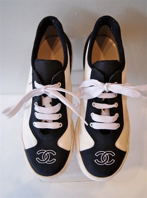 vintage chanel tennis shoes.